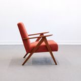 Mid Century Easy Chair Model B - 310 Var in Rusty Orange