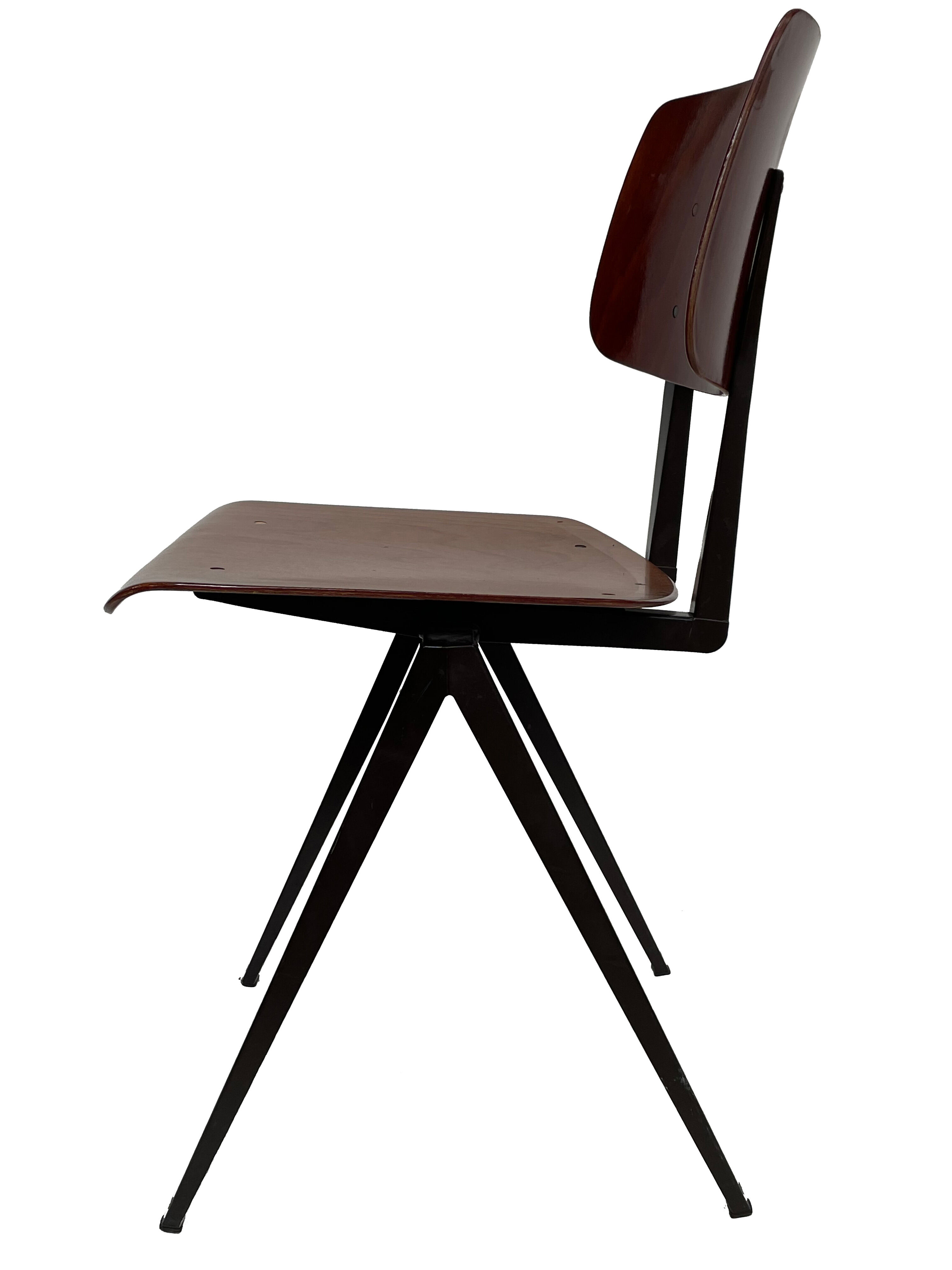 Industrial chair Galvanitas S16 Pagholz Netherlands 60's
