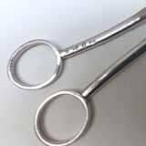 Silver metal grape chisel with punches