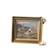 Vintage Oil Landscape Painting - Impasto Barn Scene
