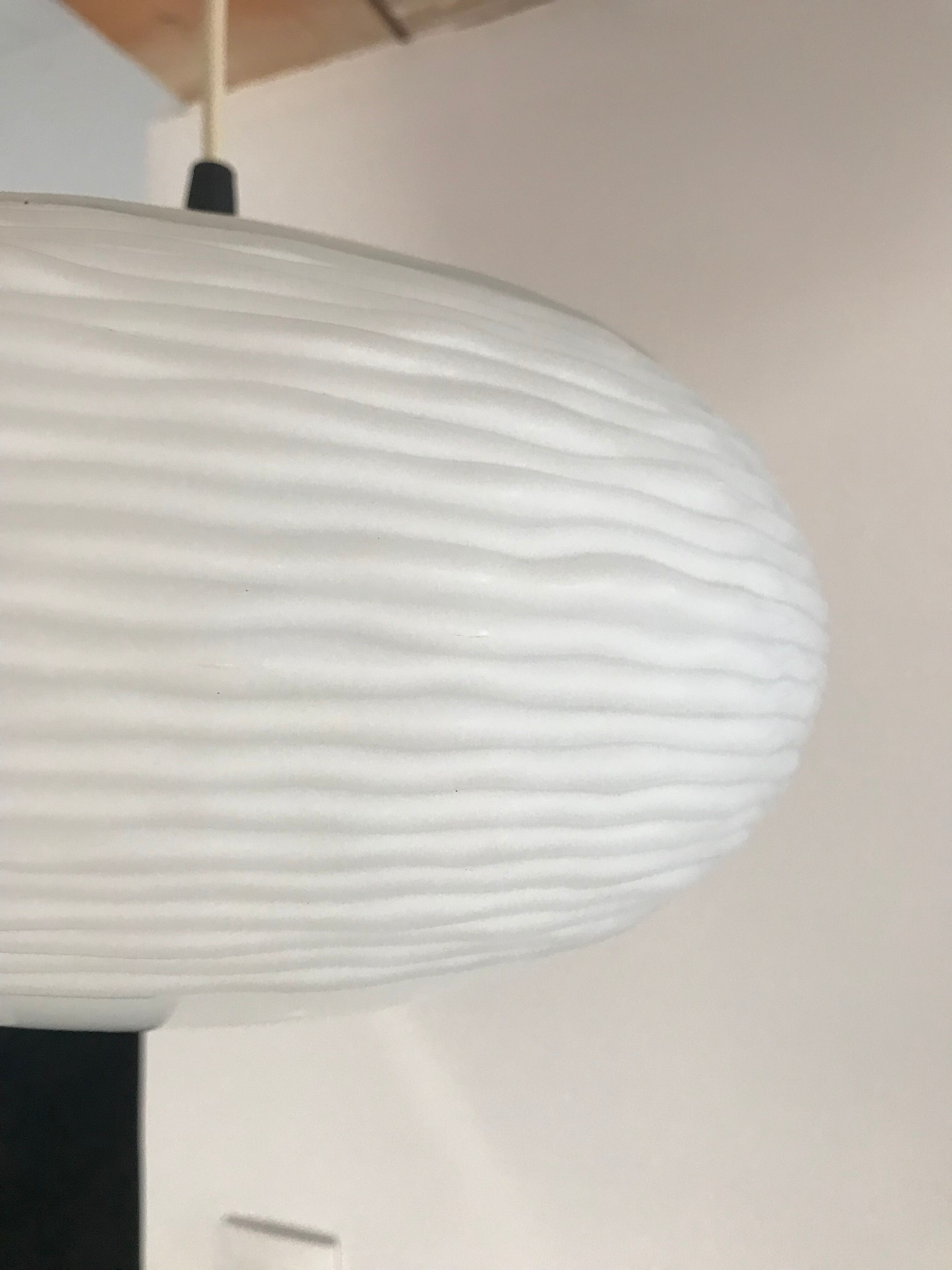 Opaline pendant lamp by louis kalff for Philips