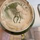Pitcher in Provence khaki varnished clay signature Camares