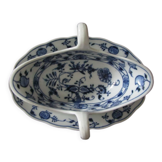 Saucière porcelaine meissen oignon bleu