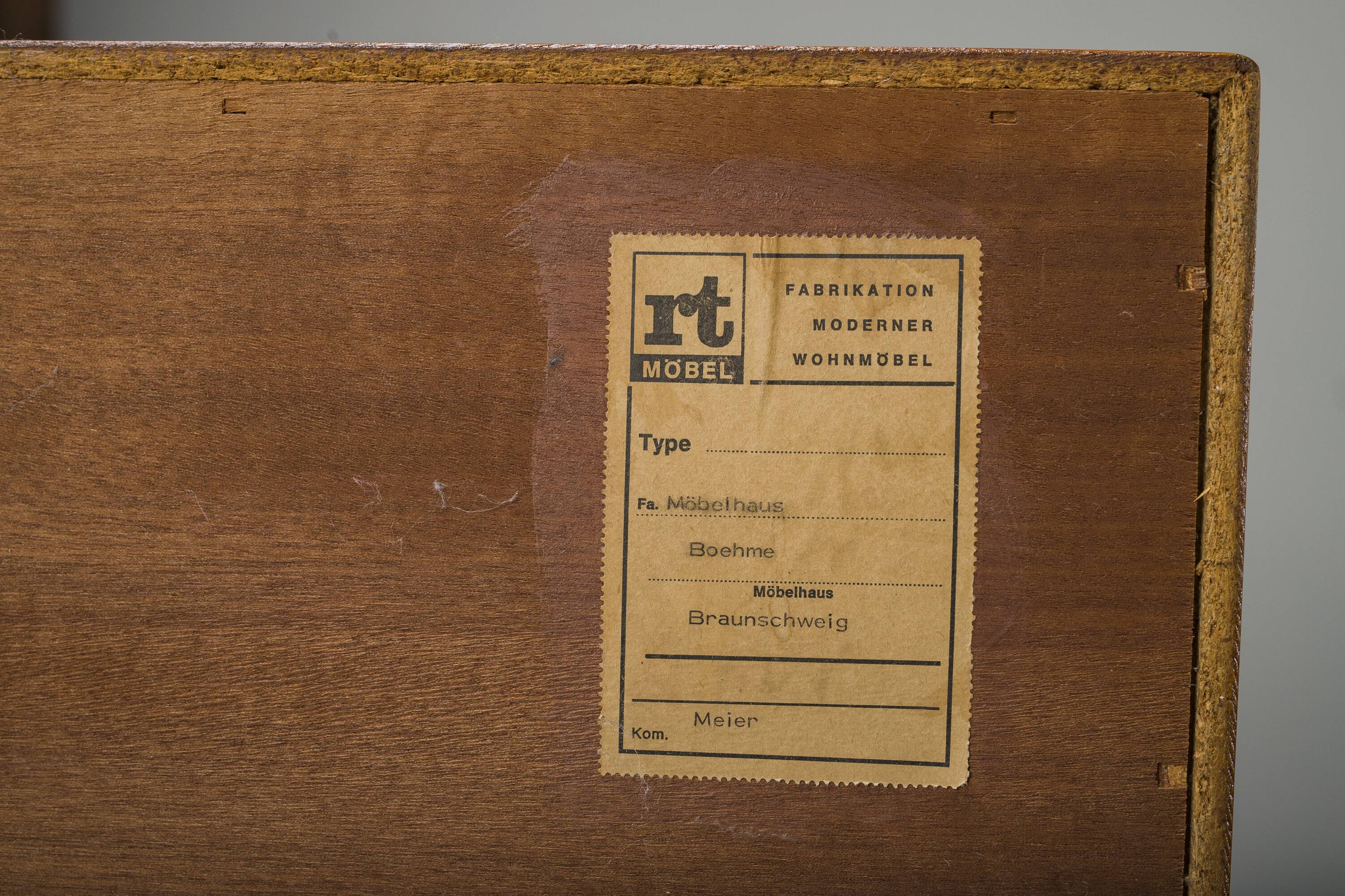 Mid-Century Type 214 Sideboard in Teak by Heinrich Riestenpatt for RT Möbel