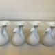 Eight bird candlesticks from Bavaria and Arzberg, Germany