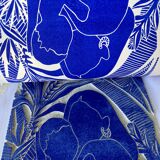 Original linocut, Woman with child