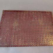 Especially table tray in perforated metal 1950.