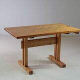 Table of solid pine arcs with extension, France 1970