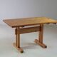 Table of solid pine arcs with extension, France 1970
