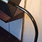 Mid century brass banker's adjustable floor lamp, 1970s