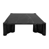 Gae Aulenti for Knoll Made of Black Marble Italian Square Coffee Table "Jumbo"