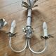 Pair of Vintage Lacquered Sheet Metal Wall Lights -