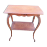 Small Oak side table with goat legs '40s