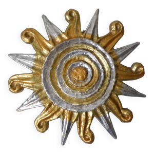 Sculpture murale relief - argent