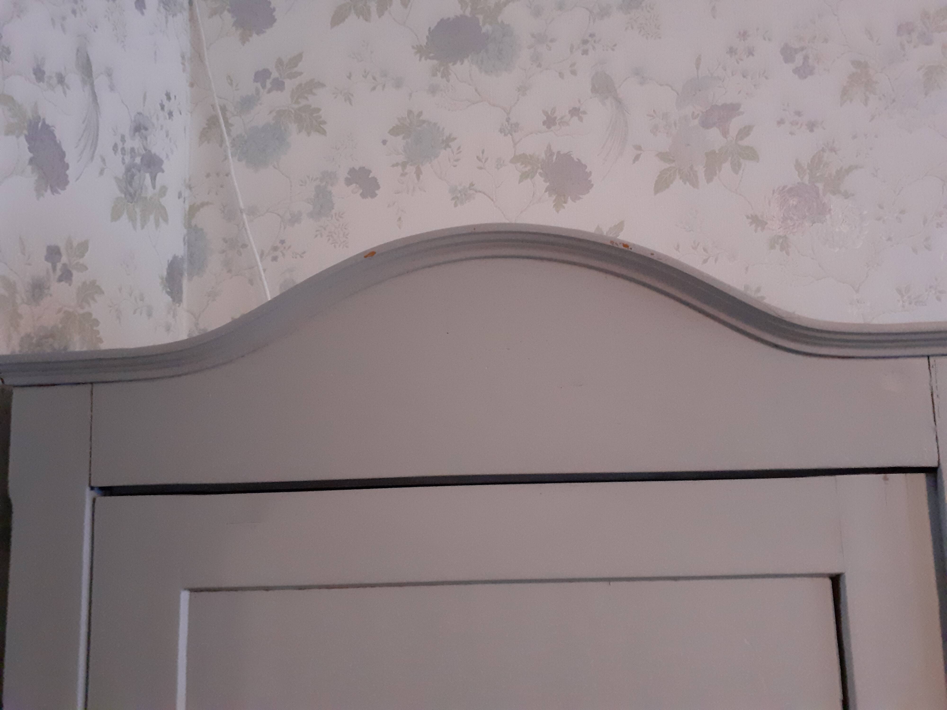 Vintage gray cabinet