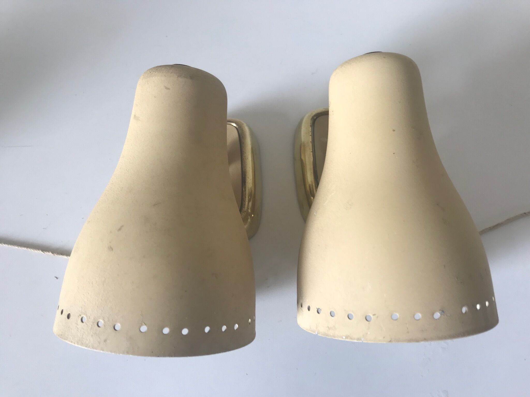 Pair of wall sconces 1960
