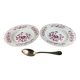 2 Christofle soup plates by Bernardaud Limoges