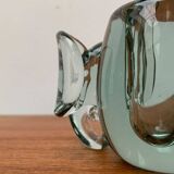 Vintage handmade African glass animal candle holders from Ngwenya Glass, set of 2.