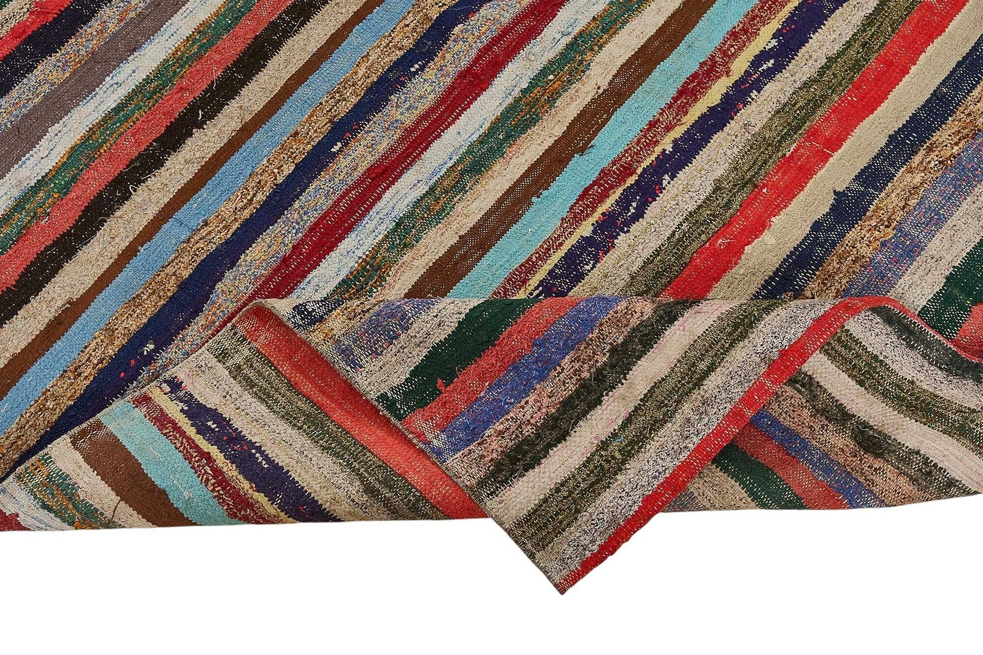 Turkish Handwoven Flatweave Chaput Kilim 176 cm x 246 cm