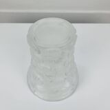 Vase "pansies" by Josef Inwald, molded pressed glass, art deco