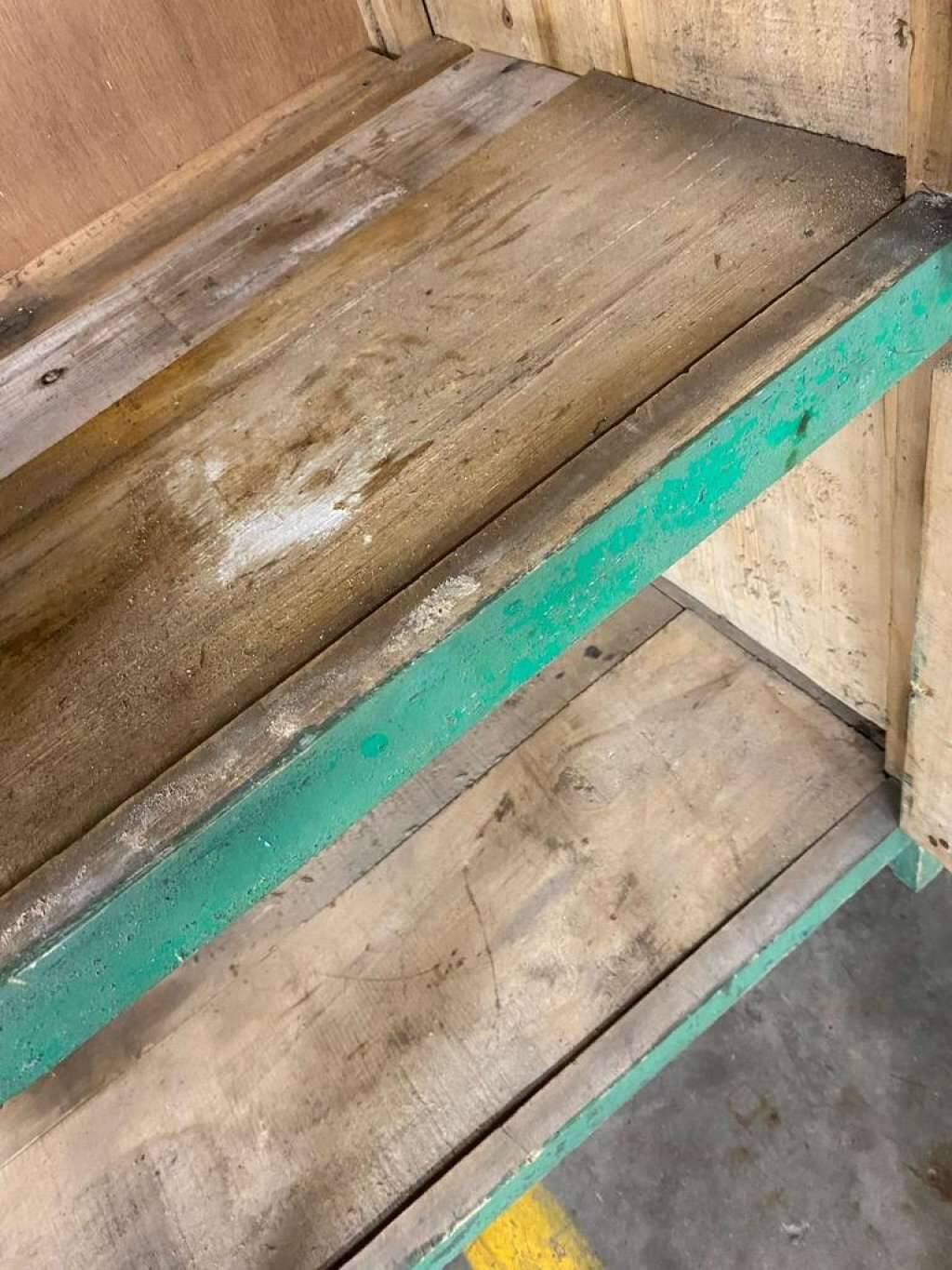Armoire / placard / armoire brocante vintage vert menthe