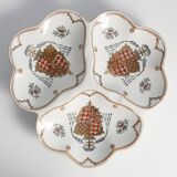 French Porcelain Divided Presentation Dish by House Of Toussi Court