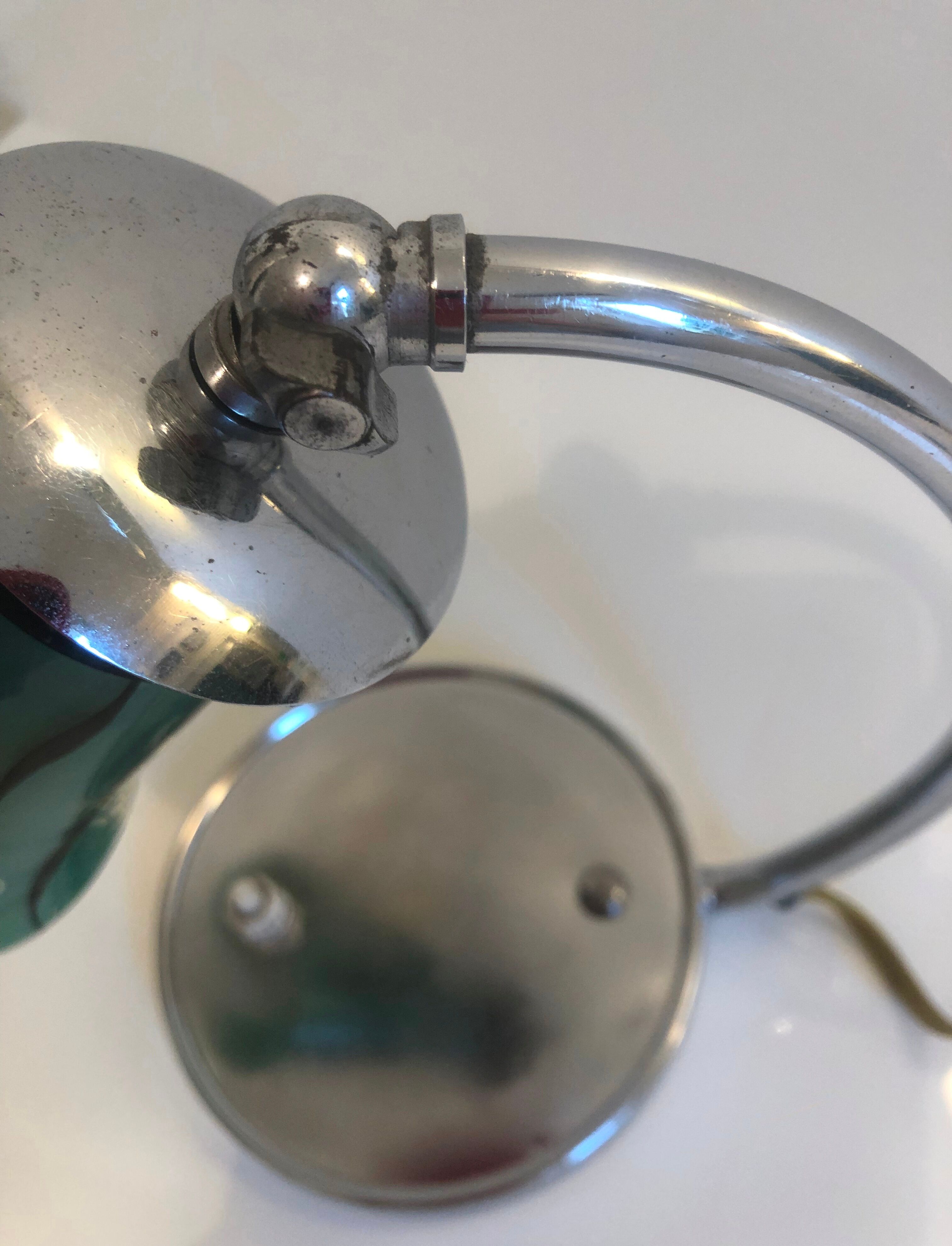 Chrome table lamp from the 30/40