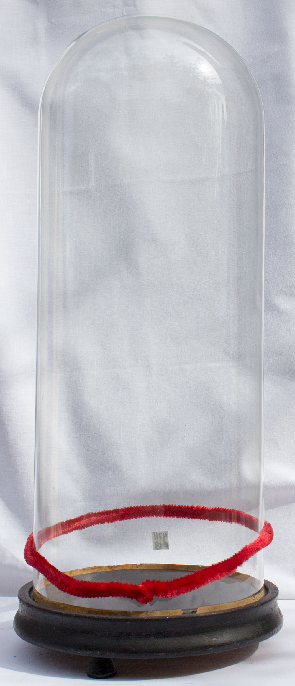 Ancient round glass globe 47 x 18 cm bridal globe