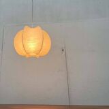 Modern mid-century Cocoon pendant lamp by Friedel Wauer for Goldkant Leuchten, Germany, 1960s.