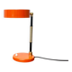 Lampe de table orange minimaliste du milieu du siècle, Italie, années 1960