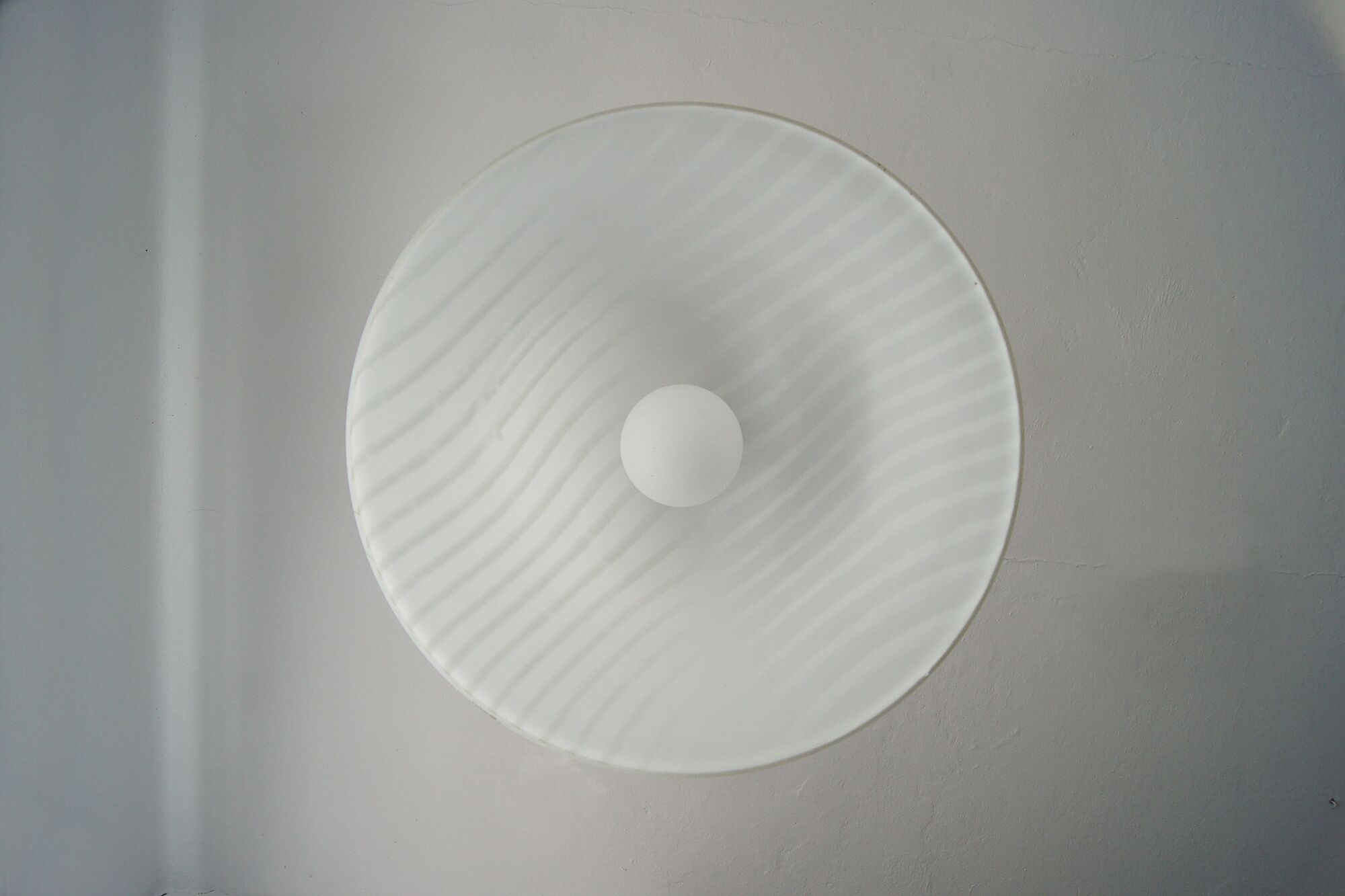 Mid-Century Glass Ceiling Lamp from Peill & Putzler