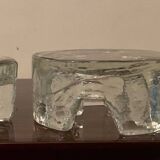 Set of 3 tea light candle holders from the 70s