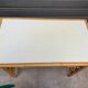 Flat desk in rattan and formica 1970s'