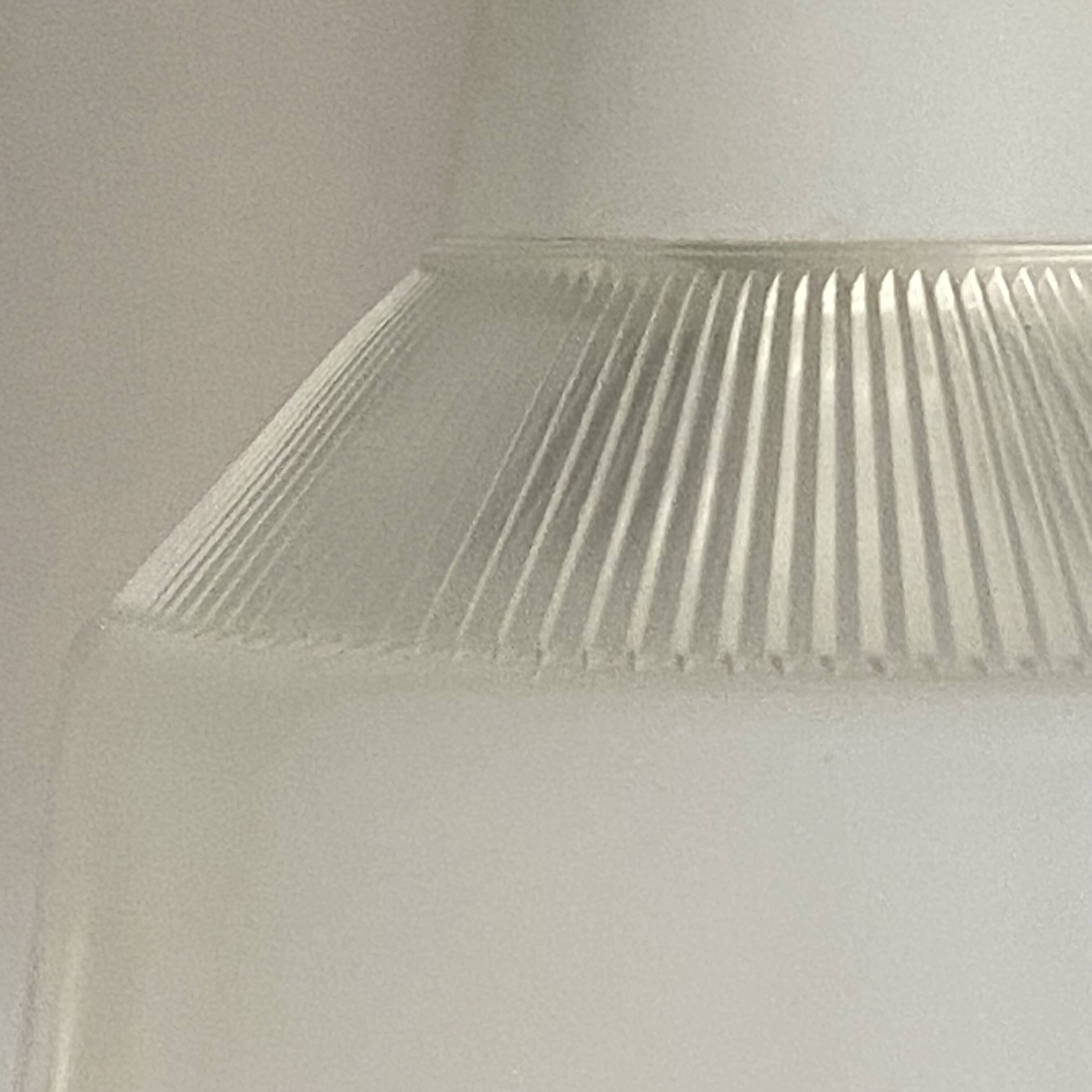 Antique holophane pendant light 1950 industrial decoration LAMP-7460