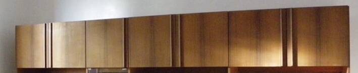 Wooden dressing room, vintage Scandinavian wooden bookcase