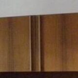 Dressing en bois, bibliothèque scandinave vintage en bois