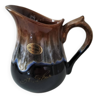 Real stoneware pitcher with grand feu St Flour flames