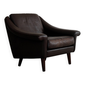 Fauteuil vintage en cuir