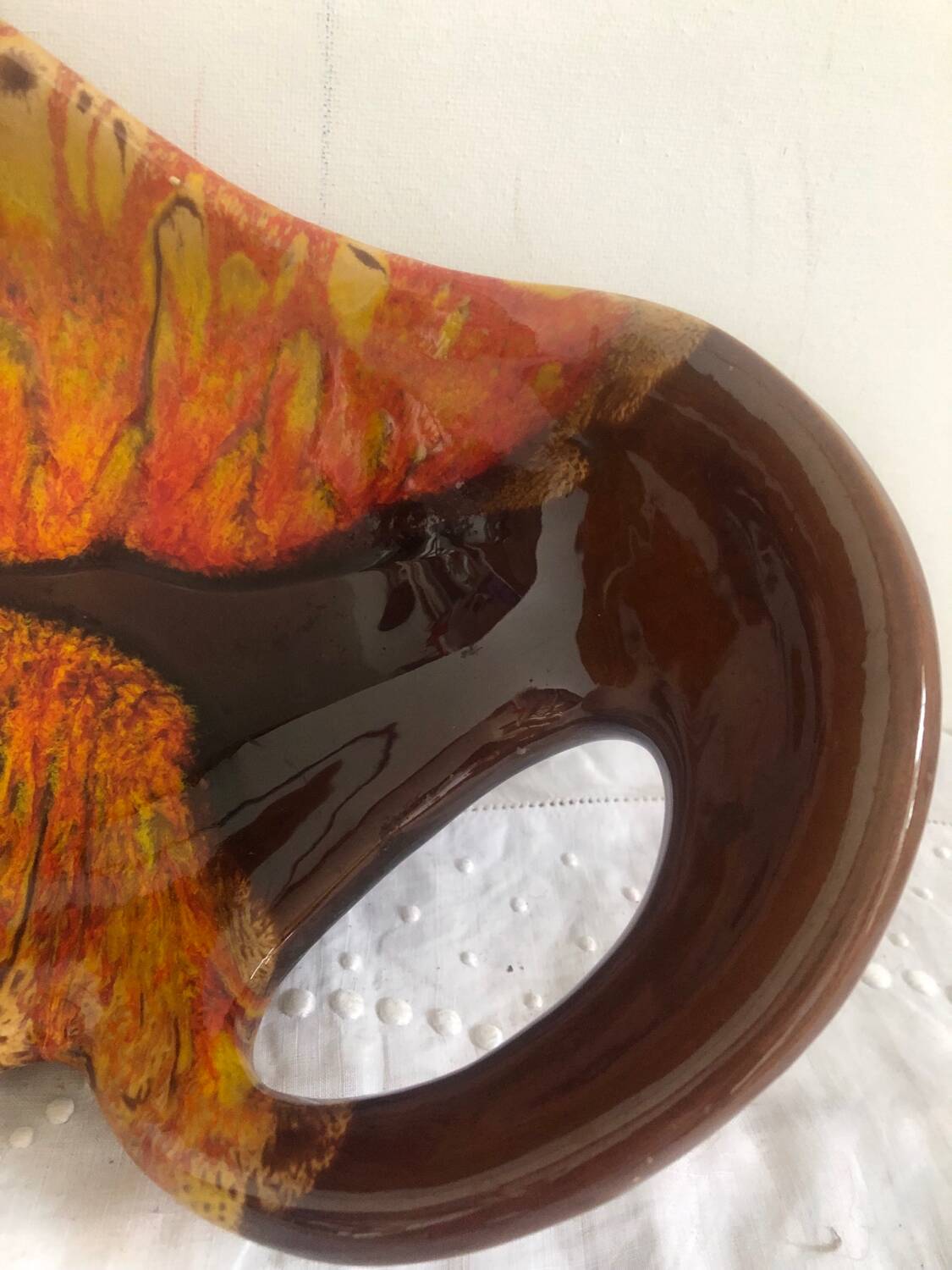 Large ceramic bowl from Vallauris