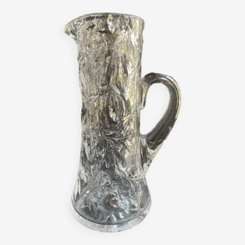 Lemonade pitcher – Blown and cut crystal - Vintage