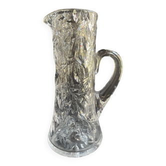 Lemonade pitcher – Blown and cut crystal - Vintage