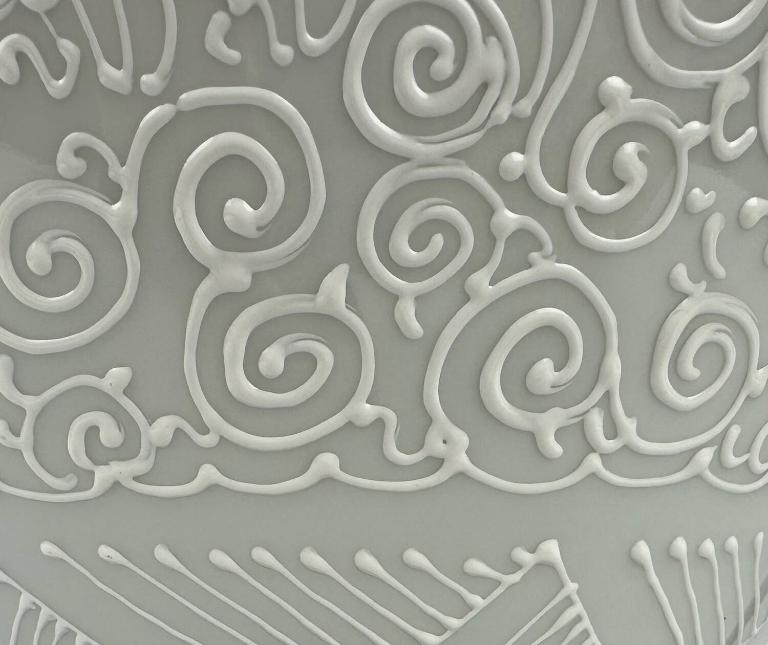 Celadon porcelain lamp