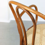 Vintage Bentwood Wide Seat and Arms Bistro Chair