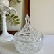 Small glass candy dish