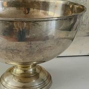 Champagne bucket Silver Plated vasque on Pedestal,