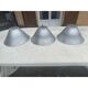 3 suspensions industrielles aluminium