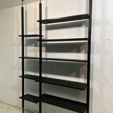 Wall Library or Floor/Ceiling in black wood