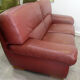 Leather sofa, 2 seats, Roche-Bobois brand