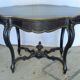 Blackened pear middle table