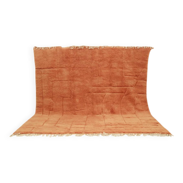 Large Mrirt rug 330×310 cm – Luxury Berber rug in terracotta wool, GO-969